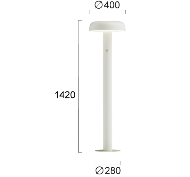 Торшер LED Deva Beige2
